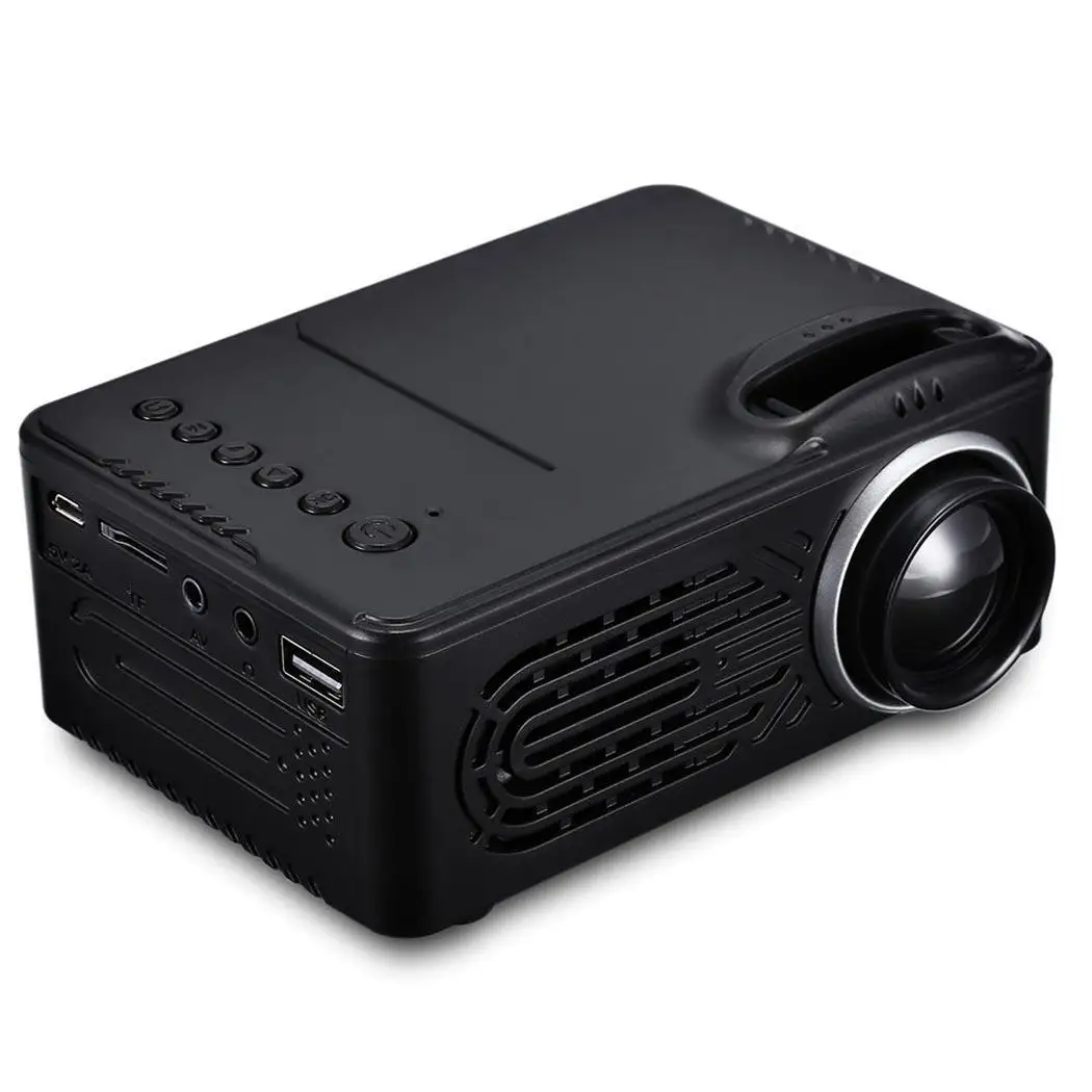 

Mini 814 Home Proyector LED Portable Entertainment Miniature 1080p Video HD Projector 320 x 240 Pixel