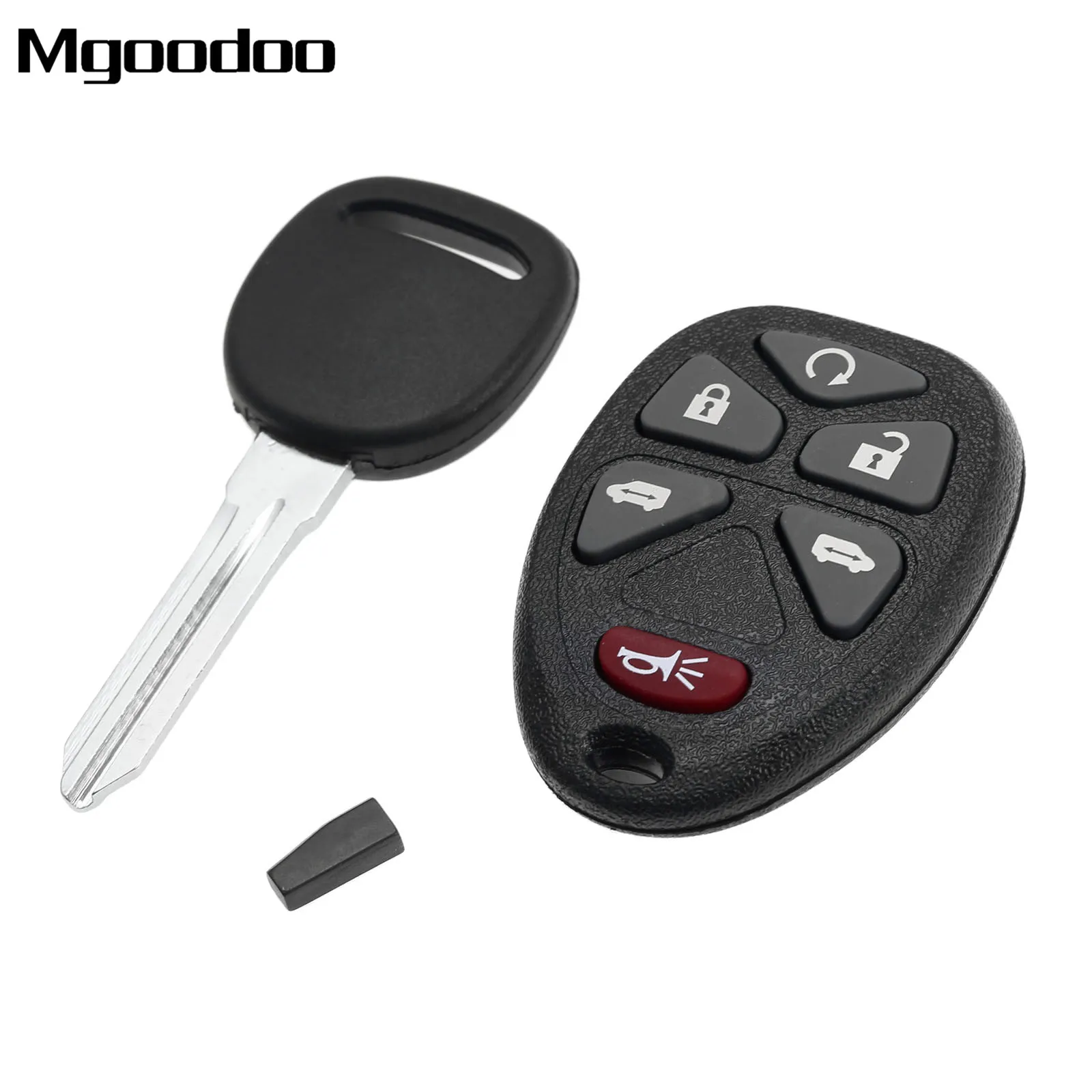 

1 Set Keyless Entry Remote Key Fob KOBGT04A 15114376 + Uncut Ignition Transponder Key For Chevrolet HHR Uplander Buick Terraza