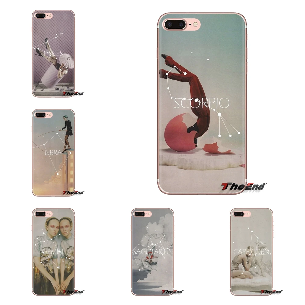Чехлы из ТПУ для Sony Xperia Z Z1 Z2 Z3 Z5 compact M2 M4 M5 C4 E3 T3 XA Huawei Mate 7 8 Y3II My lockscreen Zodiac Signs Art |