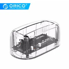 ORICO 2," /3,5" HDD прозрачная док-станция с поддержкой 8 ТБ для хранения UASP Протокол USB 3,0 SATA 3,0 жесткий диск корпус