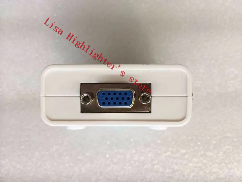 Белый с 1 по 4 порты 4 Way VGA Video Splitter Дубликатор 250 мГц разделения экрана устройства cascadedable Сапоги и ботинки для девочек видеосигналов до 65 м