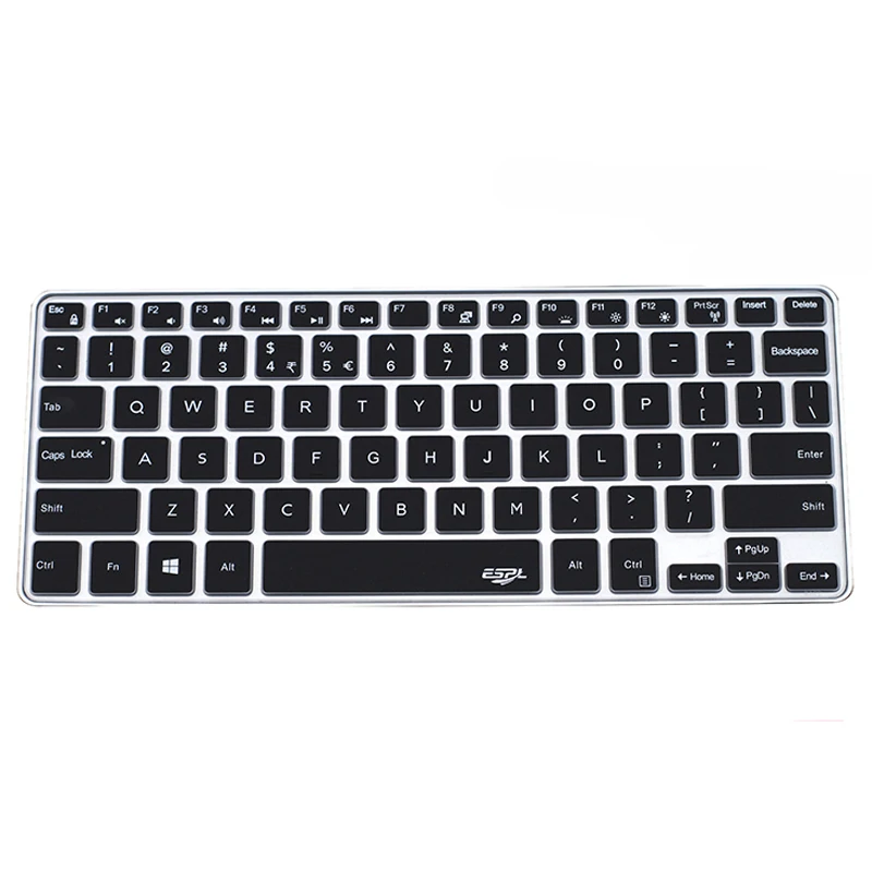 Для Dell xps 13 13D 13-9343 13-9350 13-9360 9343 9350 9360 xps 15 9530 15-9350 силиконовая клавиатура пленка защитная накладка для телефона - Цвет: black