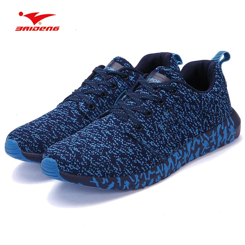 

Baideng Ultra Light Running Shoes for Men Summer Sports Shoes Blue Black Male Sneakers Zapatos corrientes de verano Plus Size 47