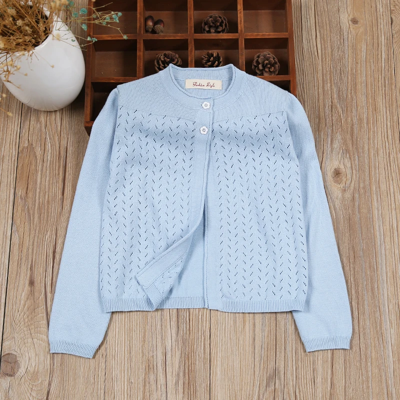 kids blue cardigan