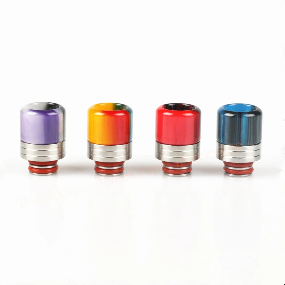 

Electronic Cigarette colorful Epoxy resin mouthpiece 510 drip tip free shipping