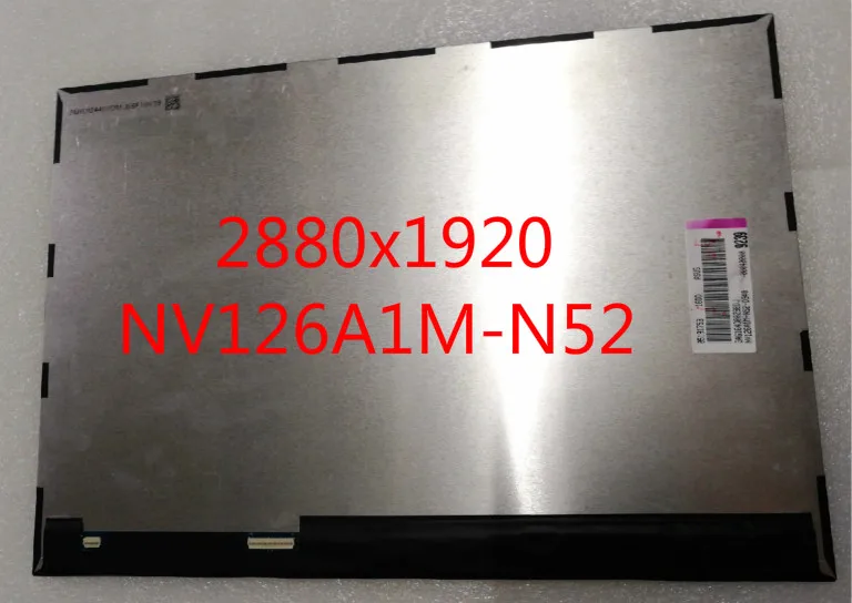 

12.6" NV126A1M-N52 Laptop LCD LED matrix Screen panels Display NV126A1M N52 2880x1920 85% NTSC 1000:1