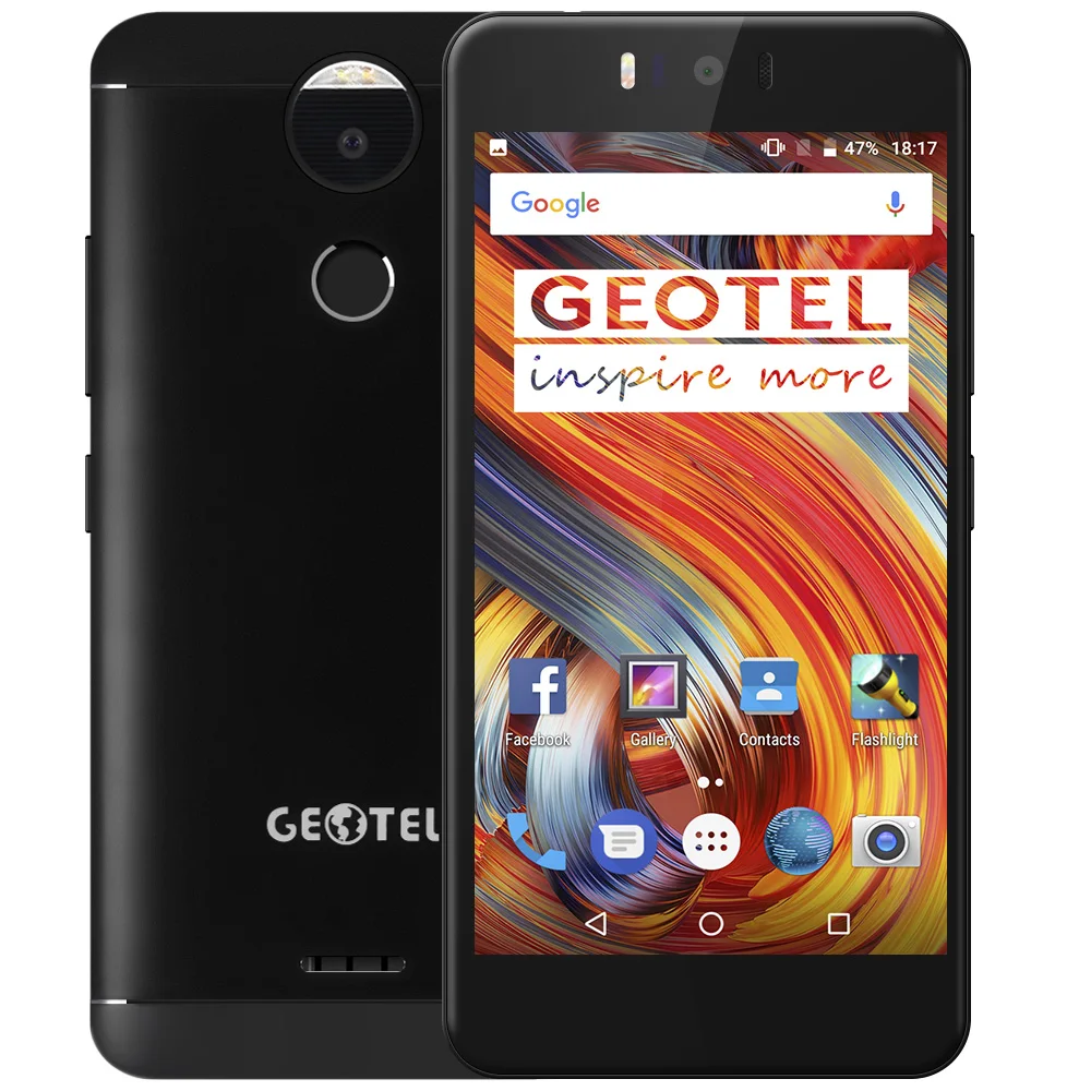 Оригинальный Geotel AMIGO 4 г смартфон 5 2 дюймов Android 7 0 MTK6753 Octa Core 1 3 ГГц мобильный ГБ + 32