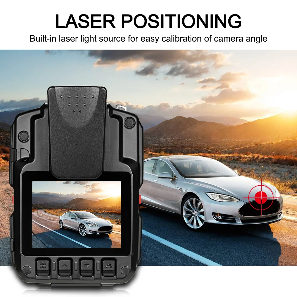 

1296P HD WiFi Waterproof Surveillance Pocket Body Worn Camera Recorder 2" Mini Dash Camera Display Built in 64G Memory GPS EU
