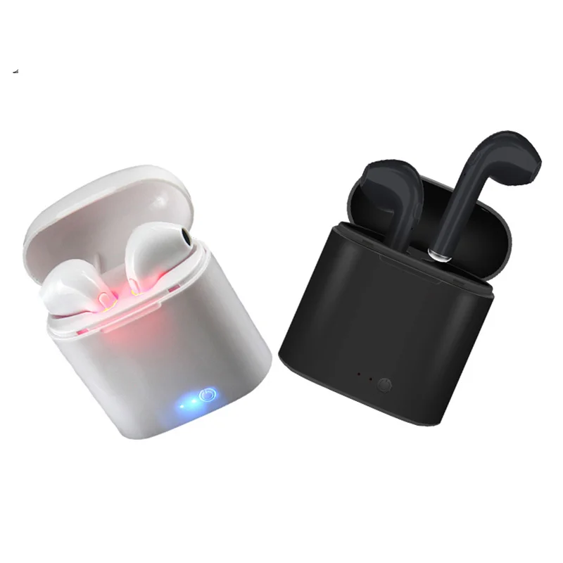 

i7s TWS Bluetooth Earphone Wireless Stereo Earbud V4.2 150mAh i7s TWS Earpiece for Apple iphone Charging Box Binaural Earphone