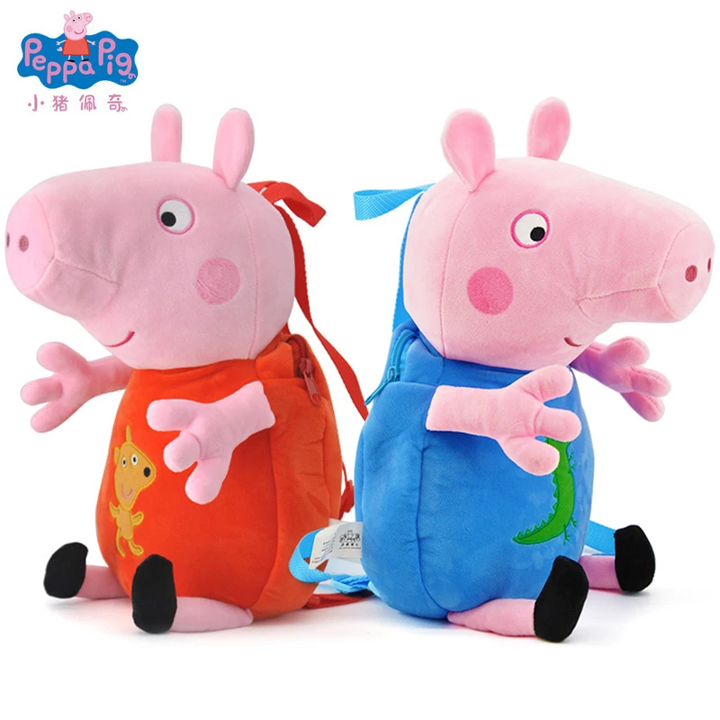 peppa pig plush backpack