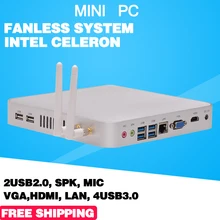 Tv Box Windows Коди OpenELEC 1080 P petit HTPC Intel Celeron 1037U computadores настольных палку affichage mini pc windows неттоп