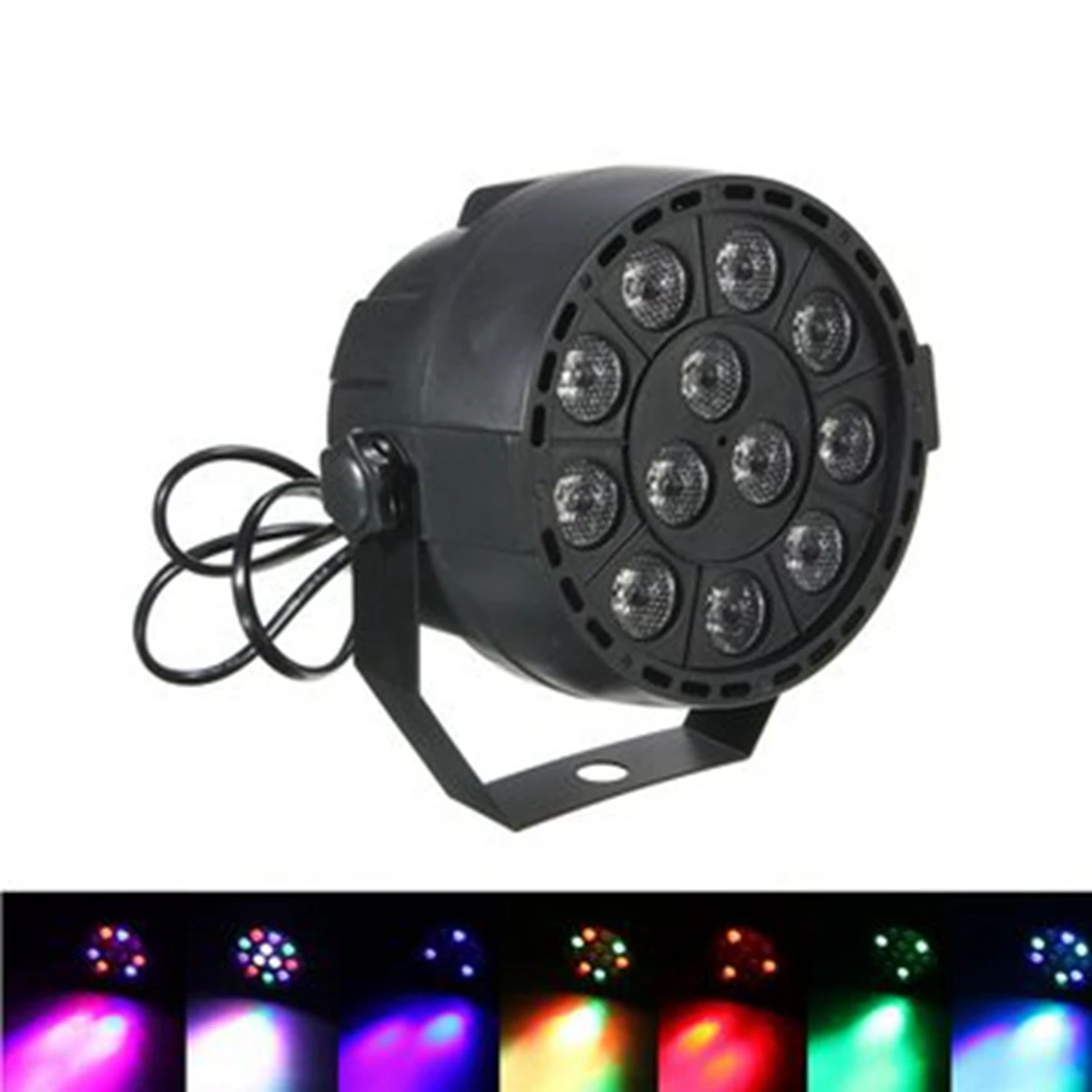

New Professional LED Stage Lights RGB PAR LED DMX Stage Lighting Effect DMX512 Master-Slave Led Flat for DJ Disco Party KTV