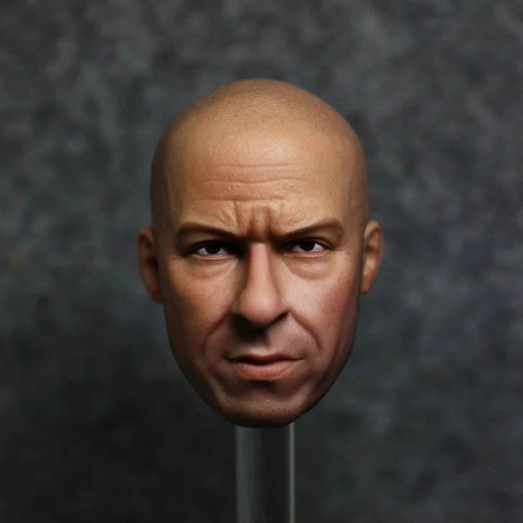 

Fast & Furious Vin Diesel Match Plain Body 1/6 Scale Head Sculpt Collectible Figures