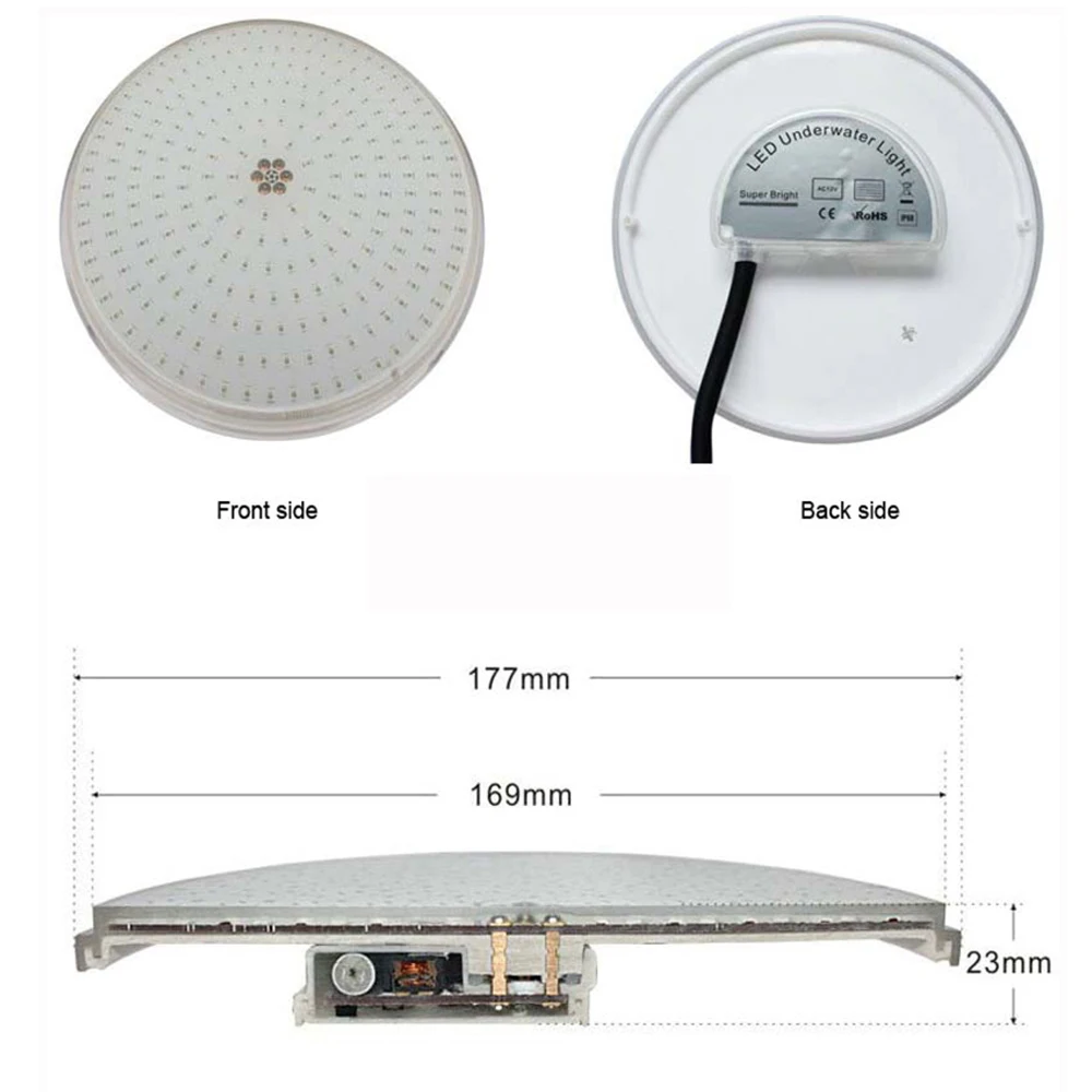 RGB luz piscina 12 V Expoxy de superficie PAR56 de Piscinas 18 W 24 W 30 W 35 W 42 w Puro Blanco cálido blanco RGB luz piscina 12 V Expoxy de superficie PAR56 de Piscinas 18 W 24 W 30 W 35 W 42 w Puro Blanco cálido blanco