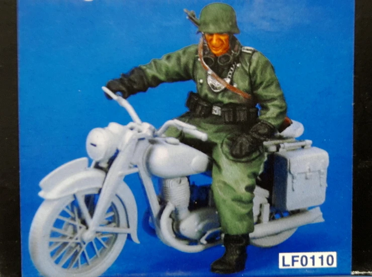 1:35 II мировая война Немецкий солдат ездить на мотоцикле 2|german soldier|world war ii germanmotorcycle