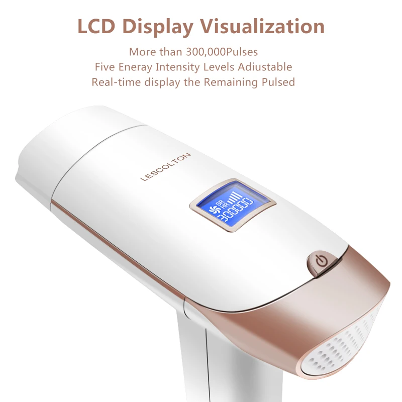 Goede Lescolton Laser Ontharing Apparaat 3in1 700000 gepulste IPL Permanente Ontharing IPL laser Epilator Oksel Ontharing machine