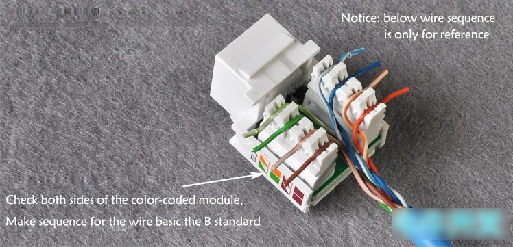 How to wire RJ45 step 2