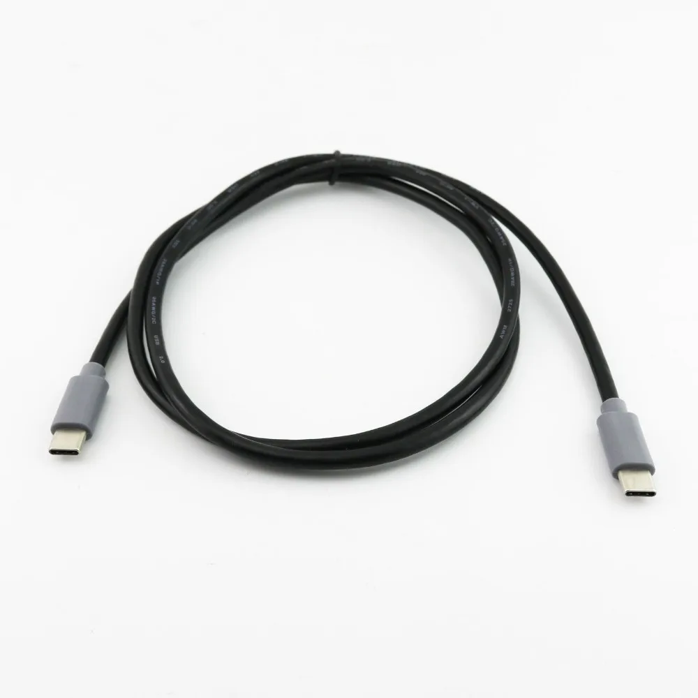 

1pc USB 3.1 Type C Male to Type C Male Plug Charging Data OTG Male to Male Extension Connector Cable Cord 25cm/1m