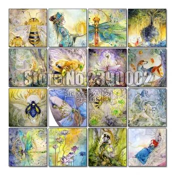 

Full Square Drill 5d Diy Diamond Painting Dragonfly Bumblebee Flowers Embroidery Cross Stitch Diamond Mosaic Home Decor Gift