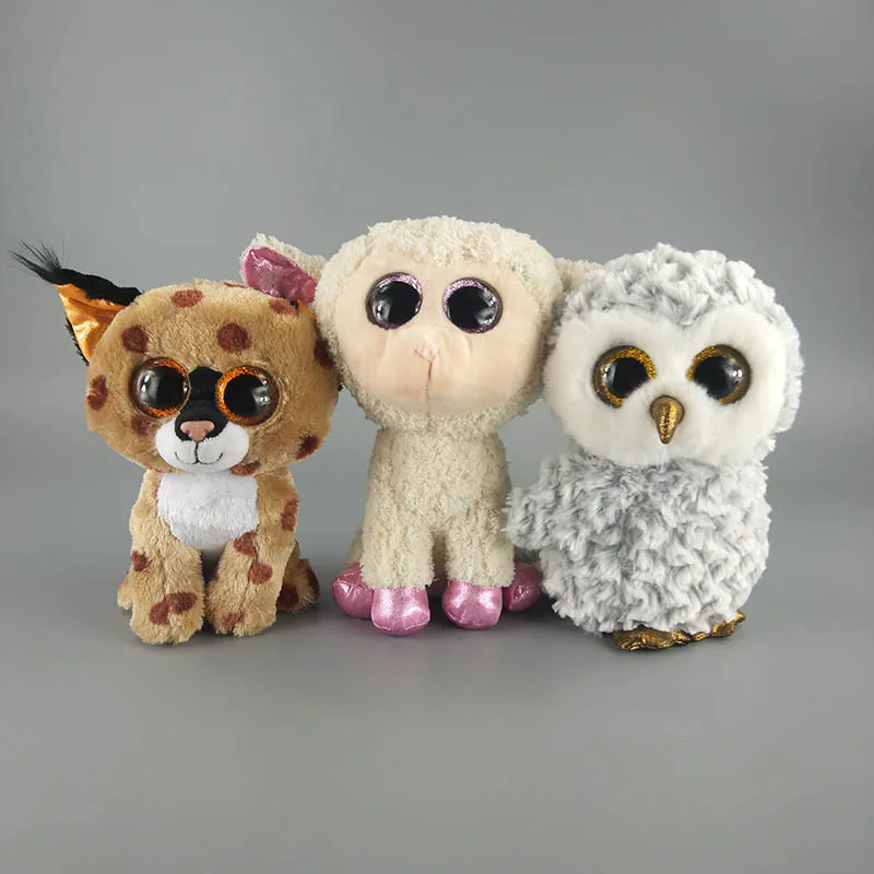 

3 Style New Arrive Big Eyes Owl Cute Animal Plush Doll For Children Gift