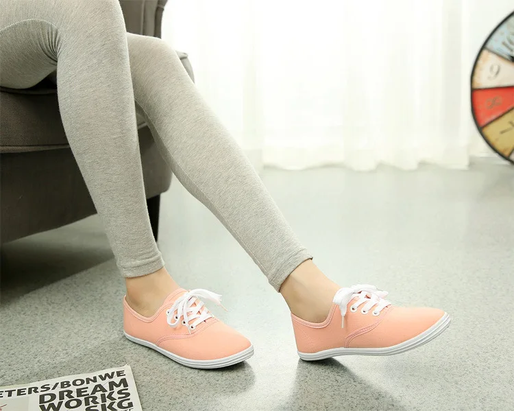 Tênis feminino casual, tênis feminino de lona,