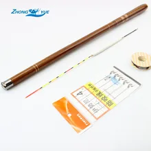 Высококачественная удочка для ловли карпа, Удочка из углеродного волокна, ультра-светильник, рыболовная леска, поплавок, рыболовный крючок, 3,0 м, 3,6 м, 4,5 м, 5,4 м, идеальный комплект