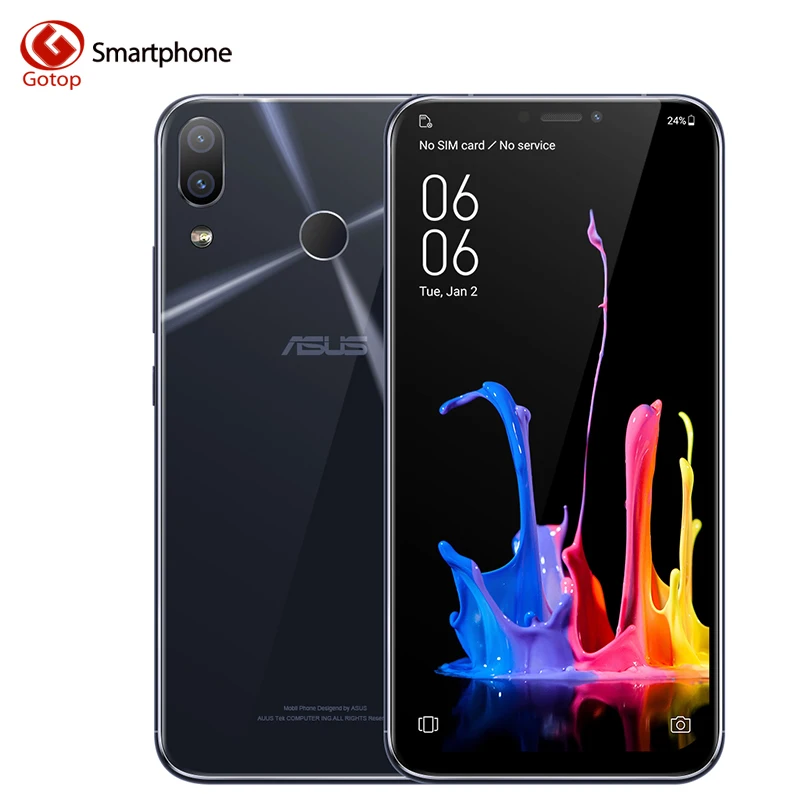 Мобильный телефон ASUS ZenFone 5Z ZS620KL 6 2 &quot19:9 FHD + с зазубрированным экраном Snapdragon 845 ГБ 64