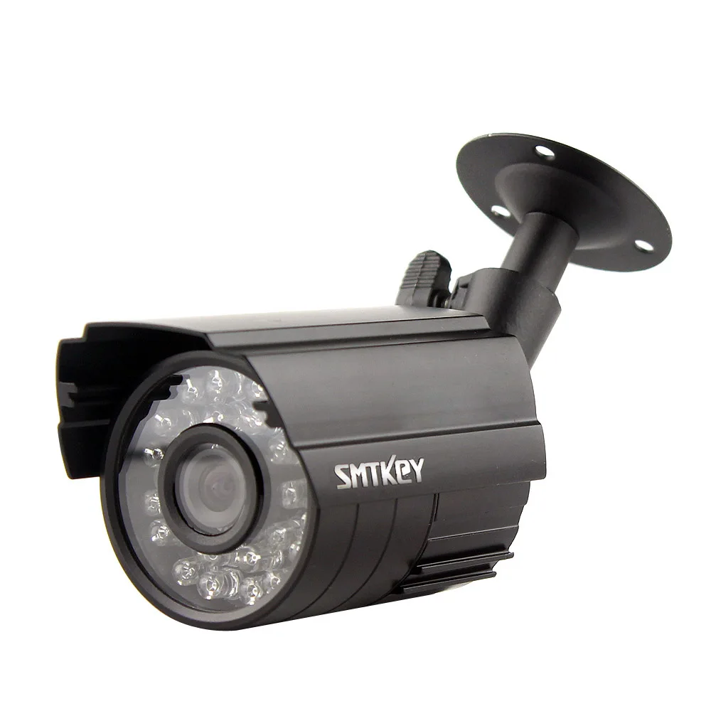 1000TVL CMOS цветная уличная Водонепроницаемая CCTV камера безопасности 24 светодиодный ИК-камера ночного видения с металлическим корпусом видео инфракрасная аналоговая камера
