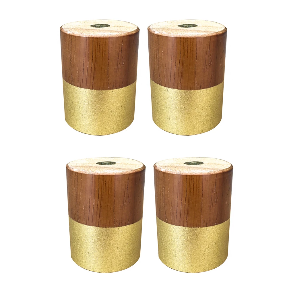 Buy 4.5X6CM Simple Style Furniture Legs Rubber Wood