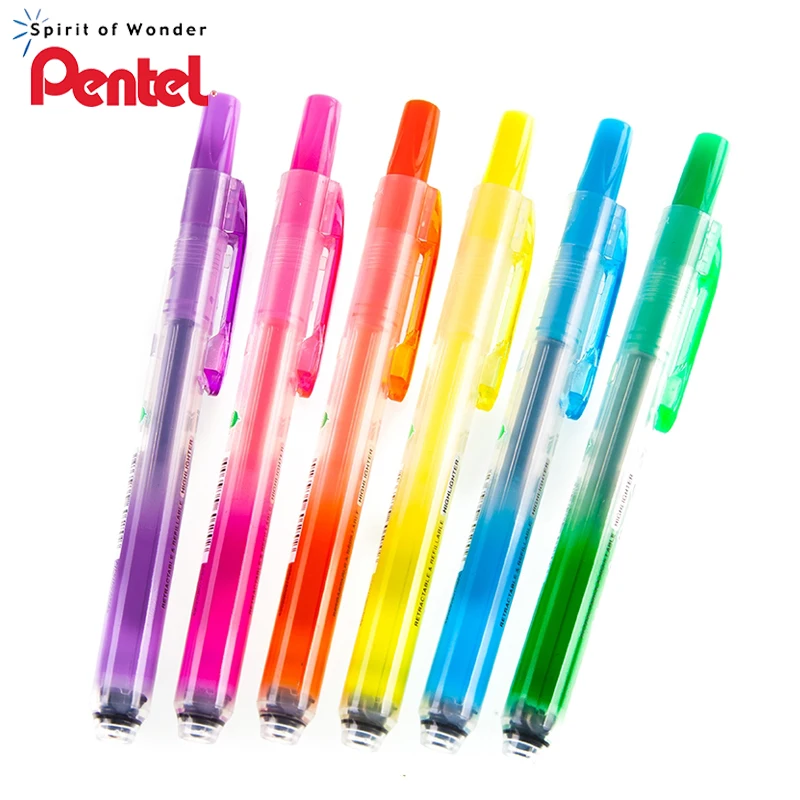 Pentel Surligneur Handy Line S SXS15 pressing style highlighter pen
