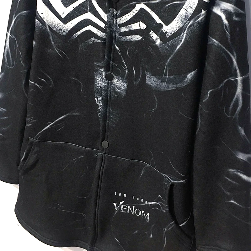 CostumeBuy Venom костюм симбиота Эдварда эдида Брока Косплей Карнавальный супергерой Веном пальто-жакет для косплея L920