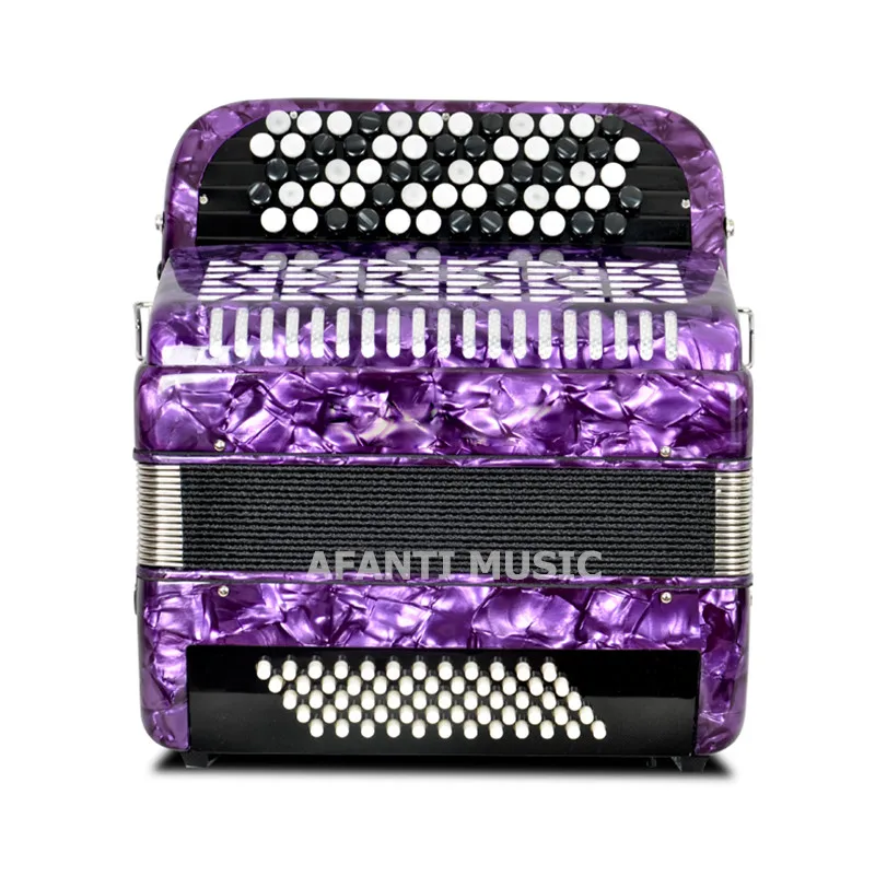 Afanti Music 34 K/60 басовый аккордеон - Цвет: Фиолетовый