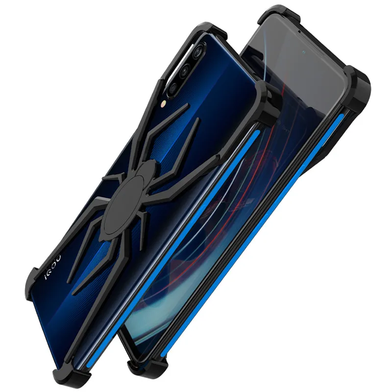 Spide стильная металлическая крышка для Vivo IQOO анти-осенние поглощающие вибрацию чехол для телефона для IQOO