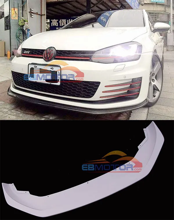 Неокрашенный передний бампер нижний спойлер для Golf 7 GTI MK7 MK 14UP V092F|Панар-штанги| |