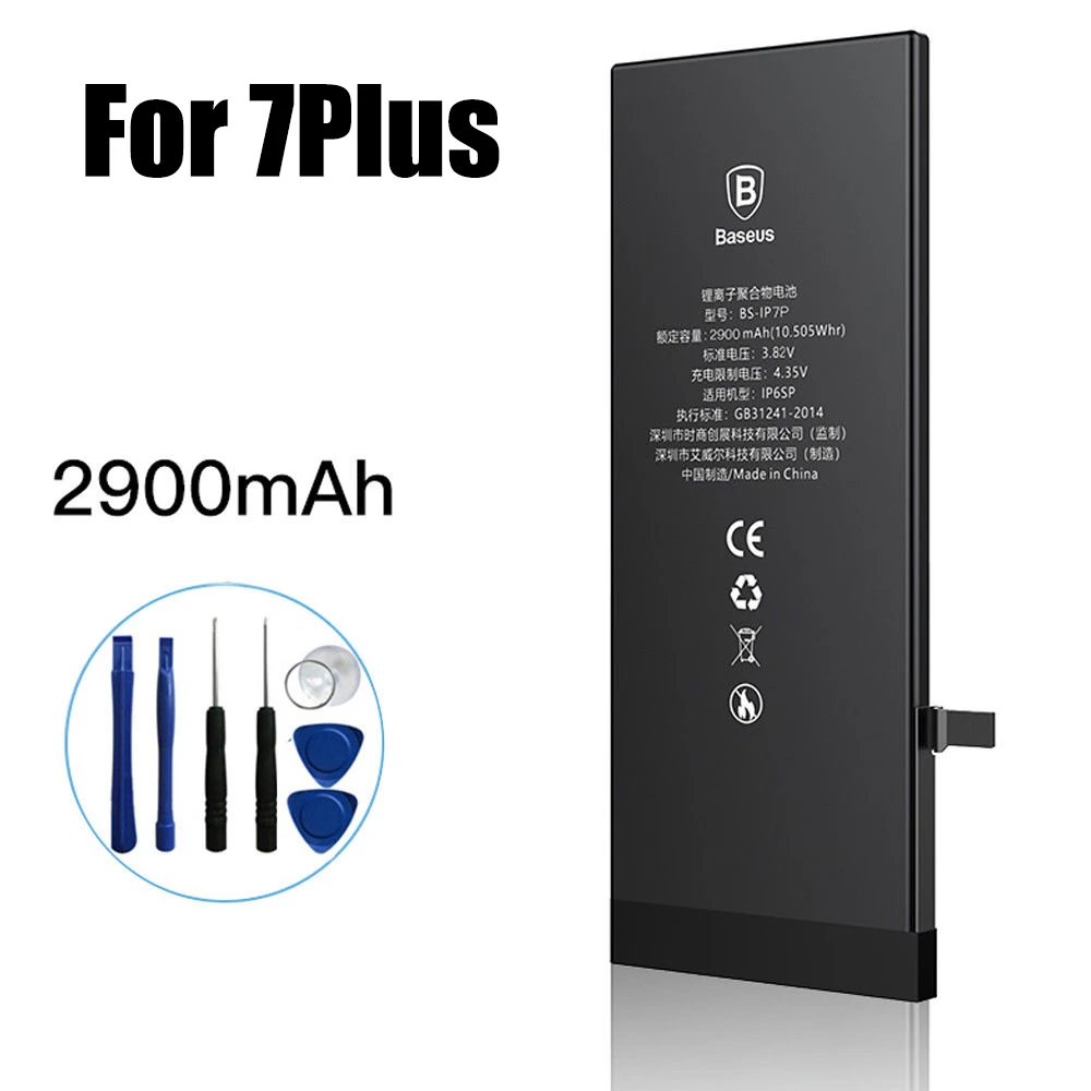 Real Capacity High Quality 2900mAh for iphone 7Plus Replacement