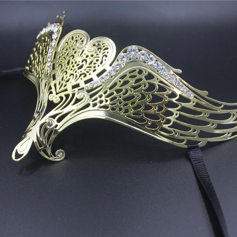 LASER CUT Metal Venetian Masquerade Costume Prom Party Wedding Silver Cat Mask