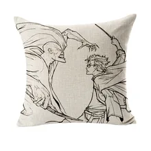 Эскиз серии против лорда Волдеморта Массажер подушка декоративная винтажная наволочка домашний Декор подарок