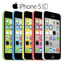 Оригинальный разблокирована apple iphone 5c мобильный телефон dual core 4.0 “8.0MP Камера 3 Г WI-FI GPS 8 ГБ/16 ГБ/32 ГБ 5c сотовый телефон Бесплатные Подарки