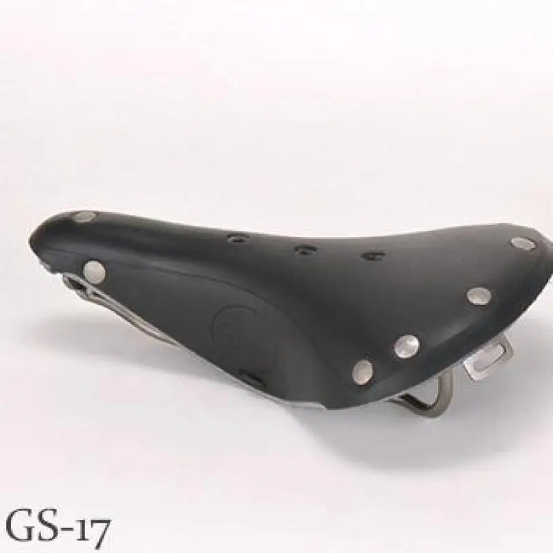 

New Arrival Gyes GS-17 100% Genuine Leather Retro Riveted Comfortable Durable Rail Cycling Bicycle Seat Cushion Bike Saddles