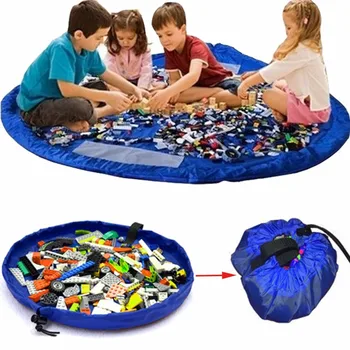 

150cm Portable Play Mat Storage Organizer Bag Sundries Kids Children Toy Bathroom Universal Organizer Blanket Rug Box Savings