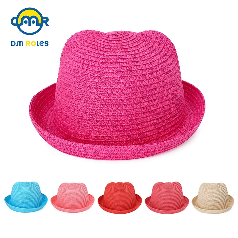 

DMROLES Baby Hat For Girls Sun Beach Cap For Baby Summer Hat Kids Children Hat For Boys/Girls Beach Straw Cap Girls