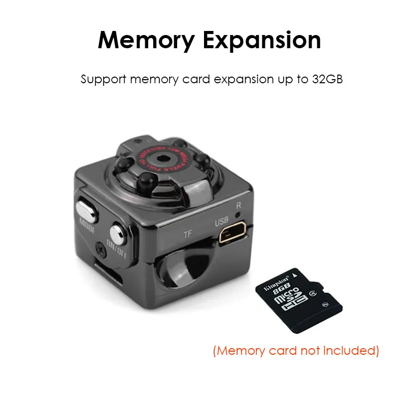 SQ8 Mini DV секретная камера Espia HD 1080P носимое видео голосовое управление датчик