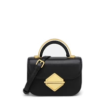 PAYOT мини сумка из натуральной кожи маленькая рамка женская сумка через плечо Роскошная металлическая пряжка ручная сумка для дам