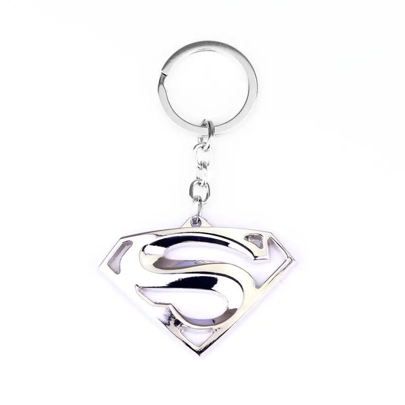 

dongsheng Superman Batman Keychain Superhero Key Chains Batman Keyring Key Holder for Cars Fans Souvenirs Gift -50
