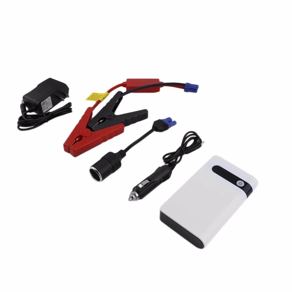 

2018 New White 1Set US 12V 20000mAh Mini Car Jump Starter SOS Emergency Charger Power Bank Battery