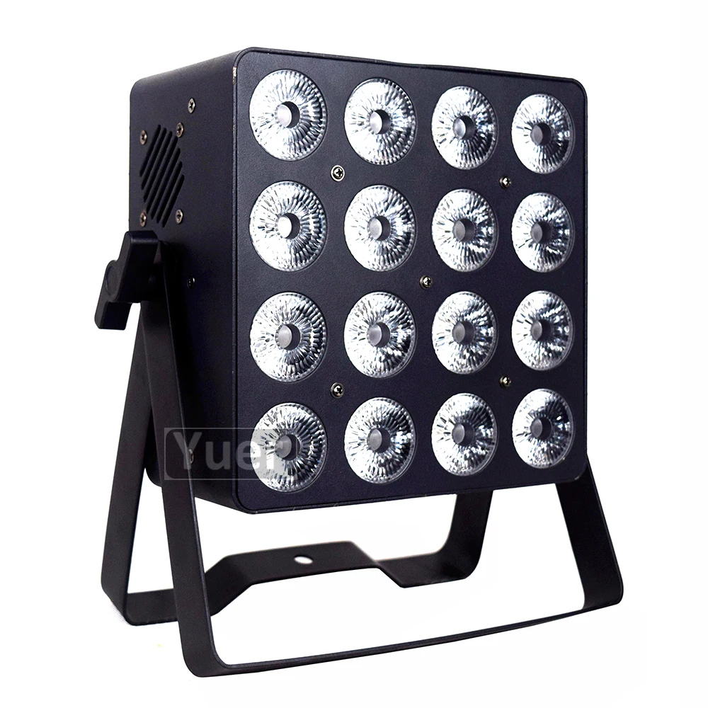 Высокомощный светодиодный светильник Par 16x18 Вт RGBWA UV 6 в 1 с эффектом стирки s DMX512 6/10