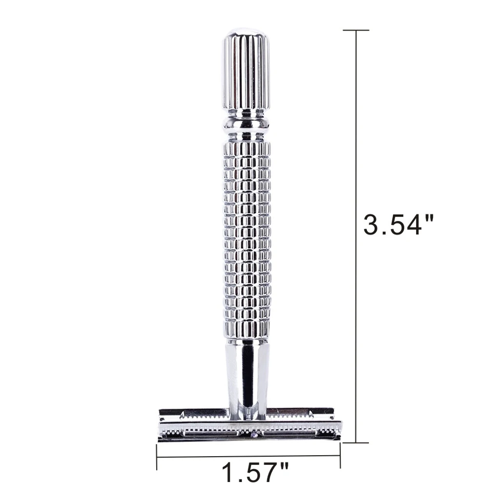 Классическая Безопасная бритва для мужчин, Парикмахерская прямая бритва, Мужская бритва для бритья, лезвия, бритвенный станок