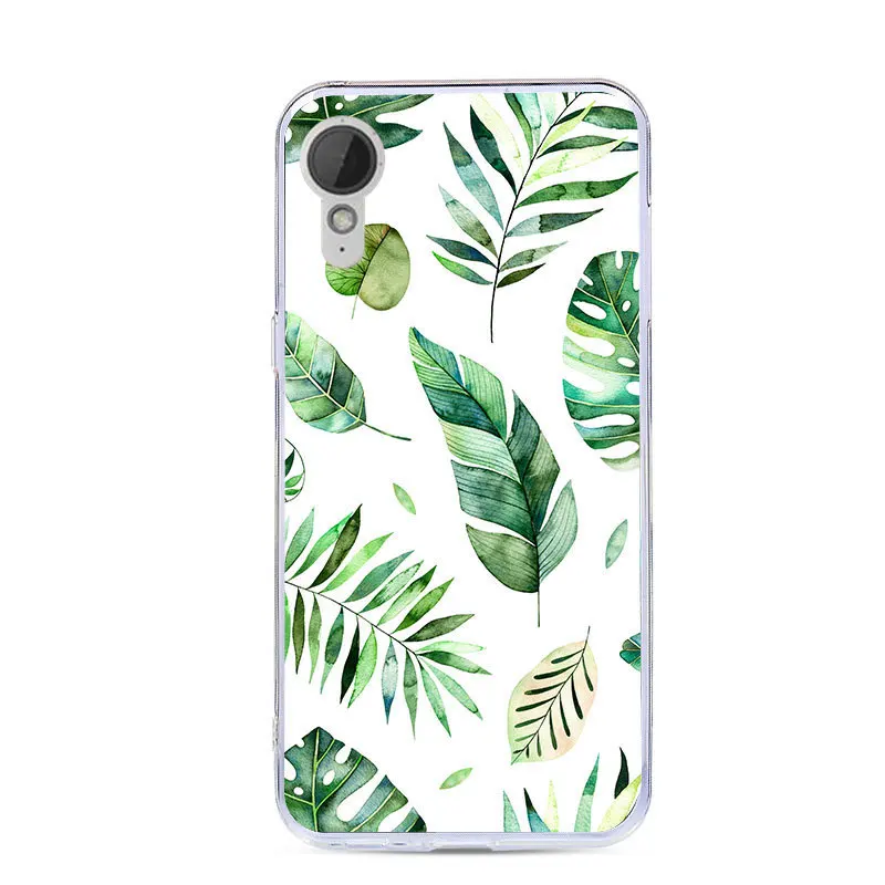 Модный чехол CALROVTE для телефона HTC Desire 10 lifestyle мягкий силиконовый с цветочным