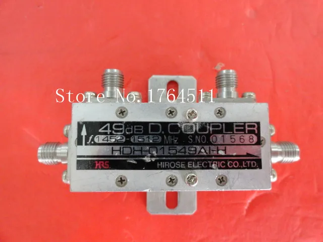 

[BELLA] HRS HDH-01549AI-H 1.452-1.512GHz 49dB SMA coaxial directional coupler