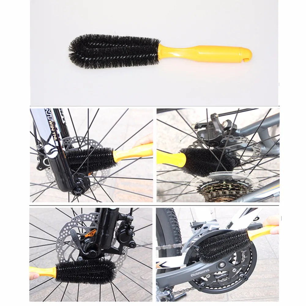 6pcs/lot Clean Tire Brushes Tool Kits set Mountain Road Bike Cleaning Gloves Bicycle Cleaing Kits Cycling Cleaning